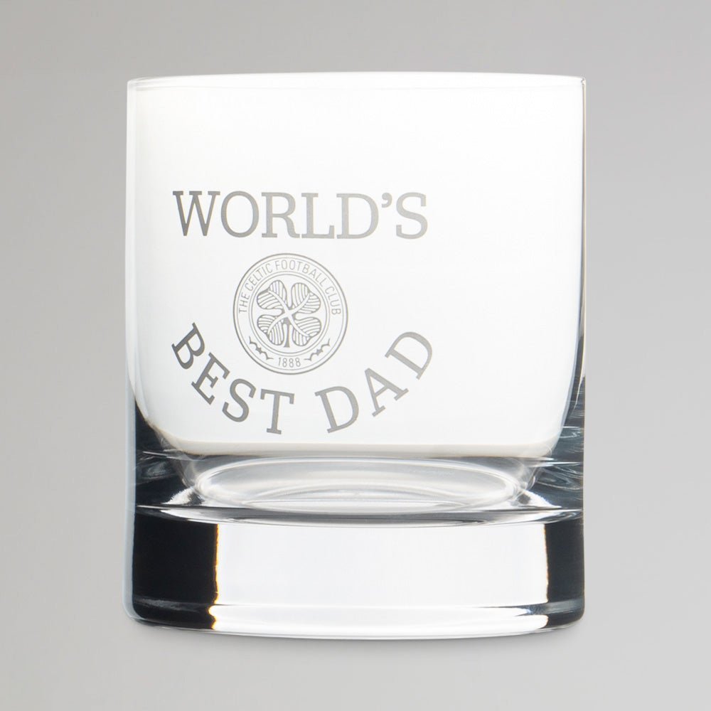 Celtic World's Best Dad Whisky Glass Set