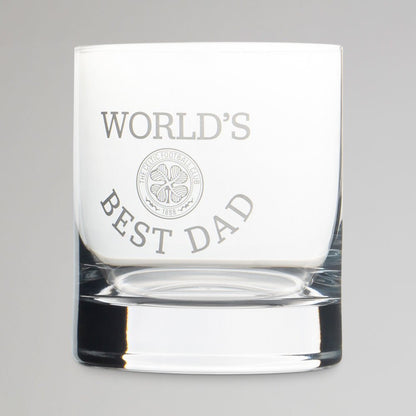 Celtic World's Best Dad Whisky Glass Set