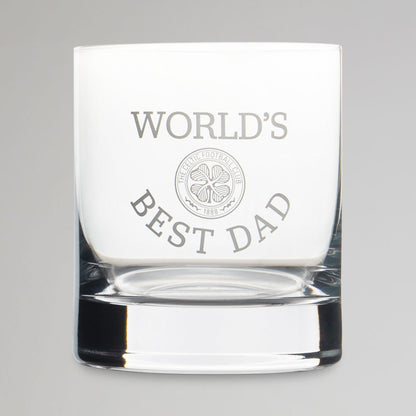 Celtic World's Best Dad Whisky Glass Set