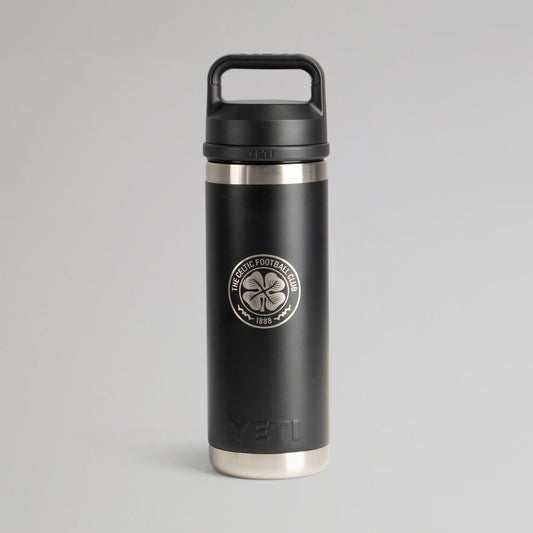 Celtic YETI 18oz Black Bottle