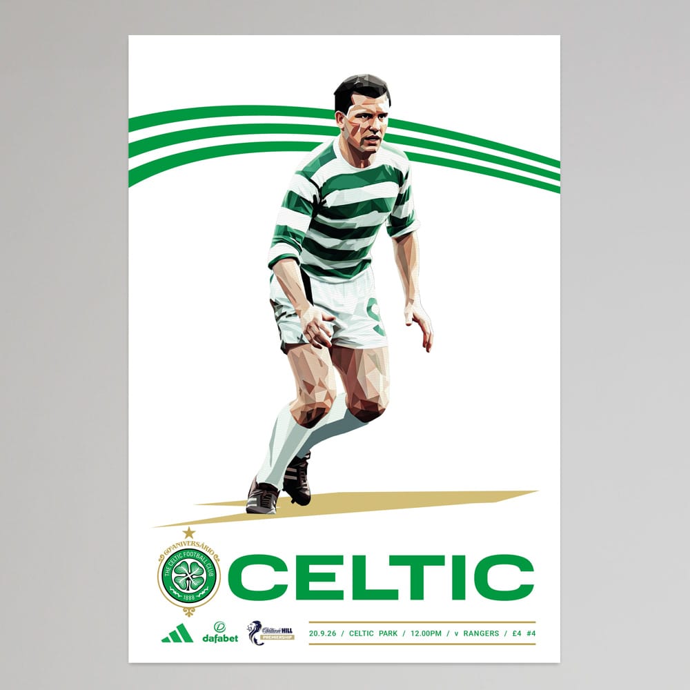Collectable Matchday Programme - Celtic v Rangers 20th Sept 2026