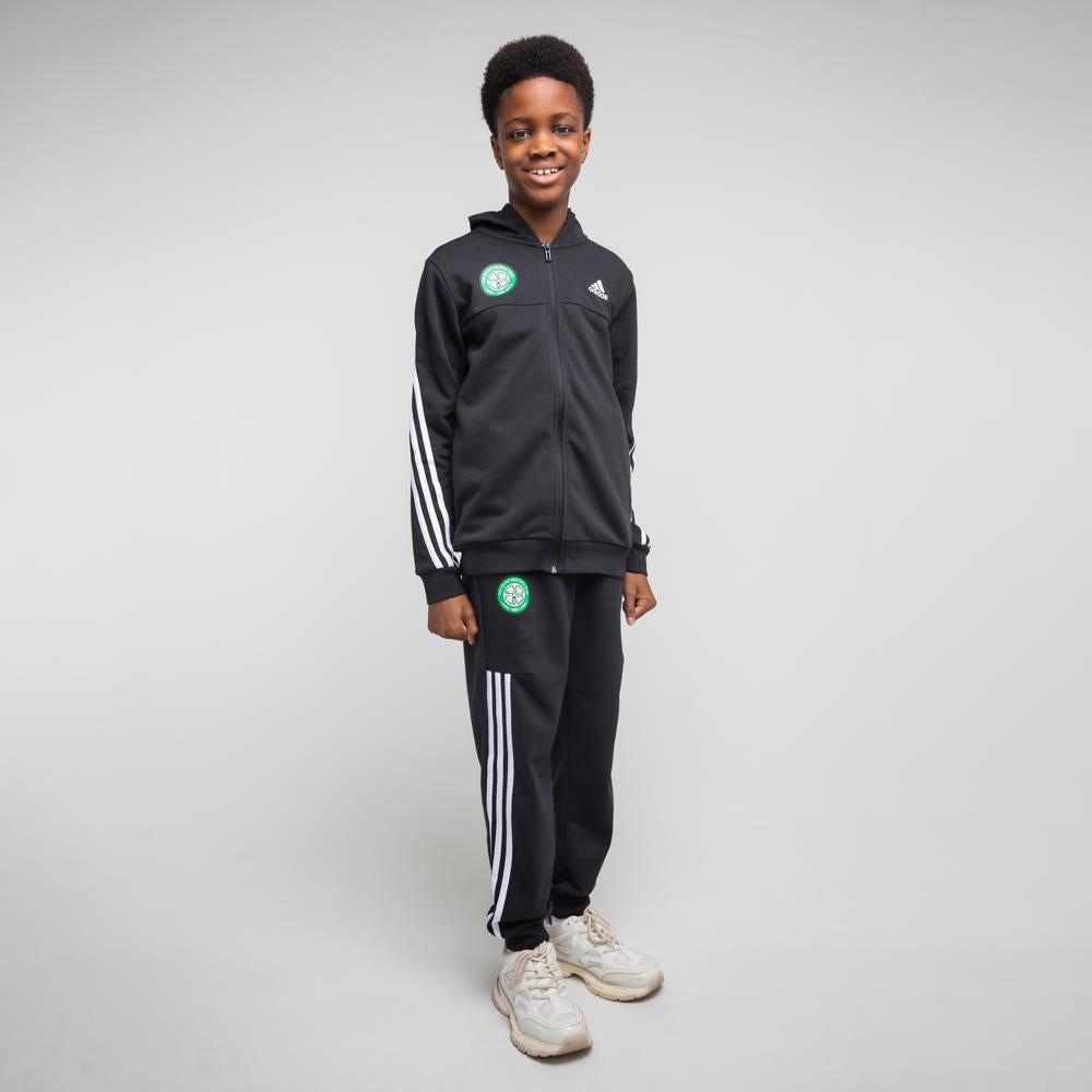 adidas Celtic Junior 3-Stripe Tracksuit