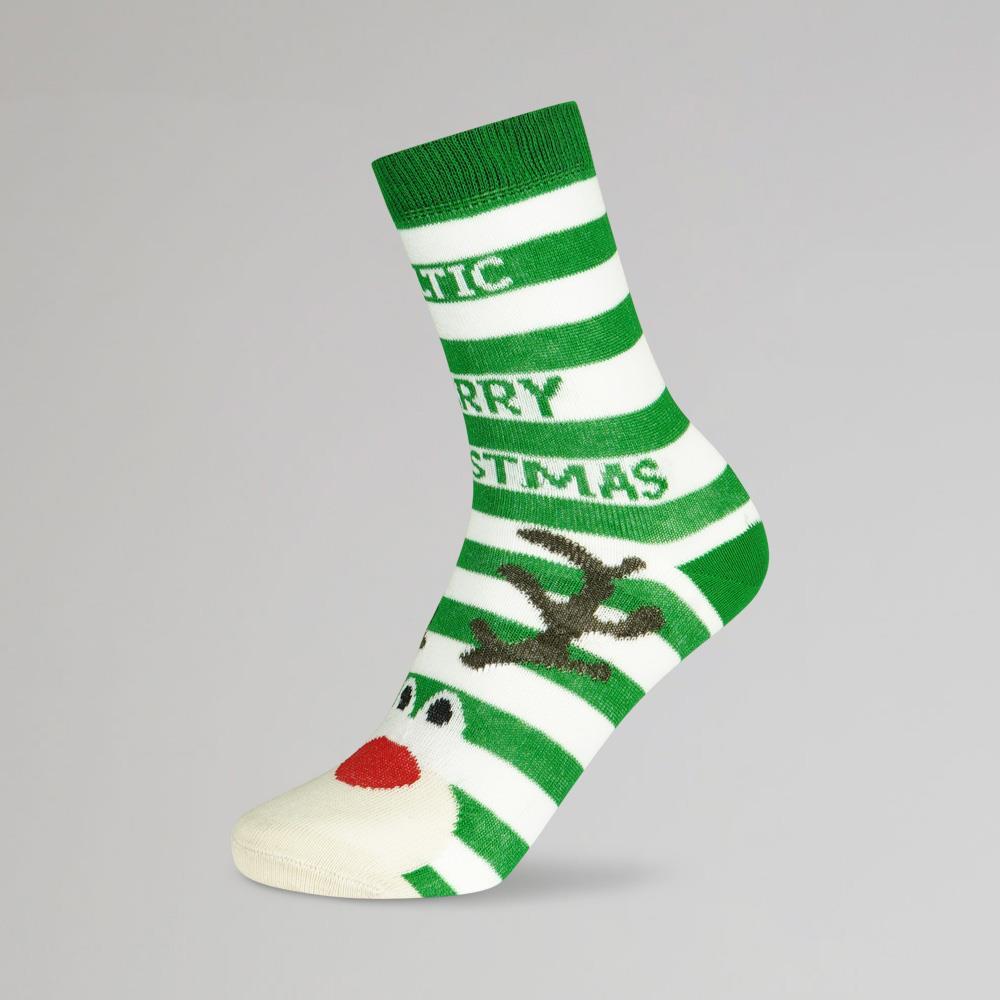 Celtic Christmas Reindeer Socks