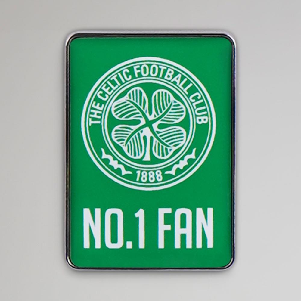 Celtic No 1 Fan Mug, Coaster & Badge Set