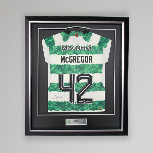 Celtic 23/24 Callum McGregor Framed Signed Shirt