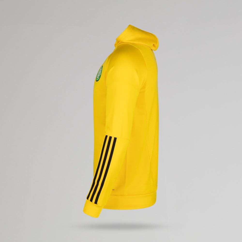 adidas Celtic 2023/24 Yellow Track Hoody