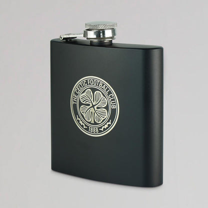 Celtic Soft Touch Rubber Hipflask