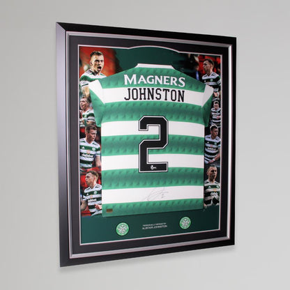 Celtic Alistair Johnston Framed Signed Shirt