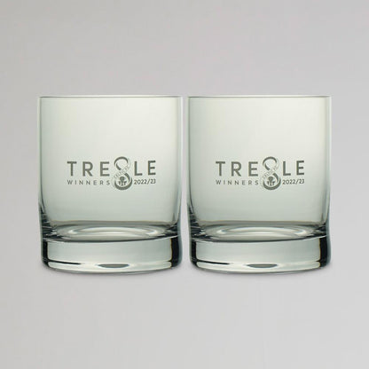 Celtic Treble Set of 2 Whisky Glasses
