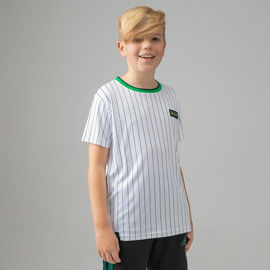 Celtic Junior 트라이컬러 핀스트라이프 티셔츠