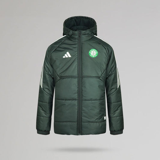adidas Celtic 2023/24 Junior Black Winter Jacket