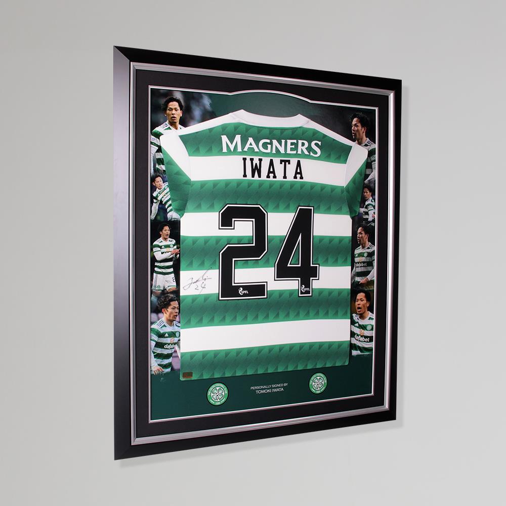 Celtic Tomoki Iwata Framed Signed Shirt