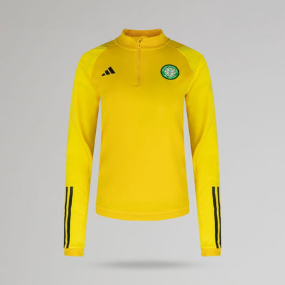 adidas Celtic 2023/24 Womens Yellow Training Top