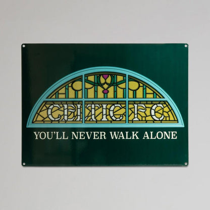 Celtic Stainglass Window Sign