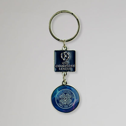 Celtic 2022-23 Champions League Stamped Keyring