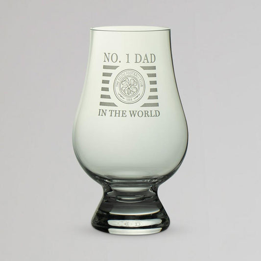 Celtic No 1 Dad Glencairn Glass