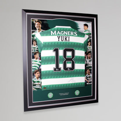 Celtic Yuki Kobayashi Framed Signed Shirt