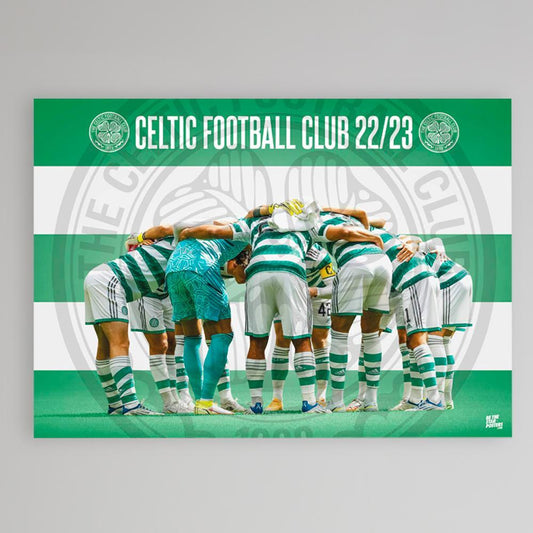 Celtic Huddle A3 Poster