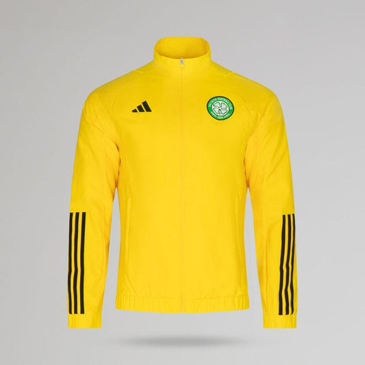 adidas Celtic 2023/24 옐로우 프리젠테이션 재킷