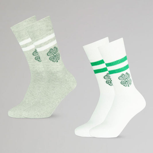 Celtic 2 Pack Clover Socks