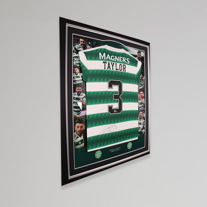 Celtic Greg Taylor Framed Signed Top