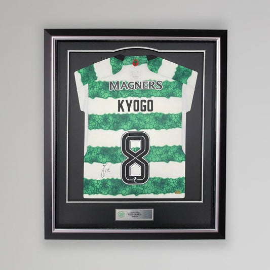 Celtic 23/24 Kyogo Furuhashi Framed Signed Shirt