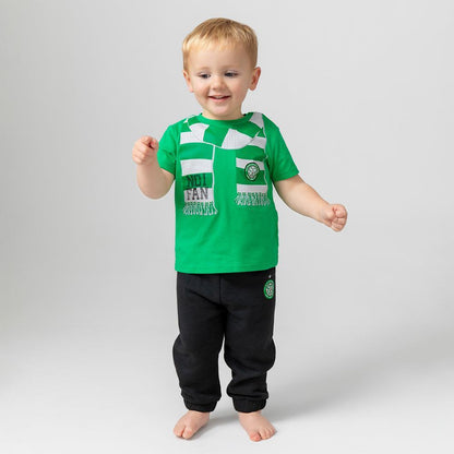 Celtic Infants Green Scarf T-Shirt