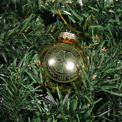 Celtic Christmas 3 Pack of Satin Luxury Baubles