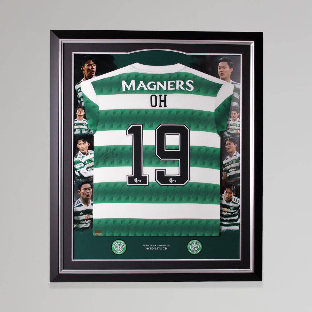 Celtic Oh Hyeon-gyu Framed Signed Shirt