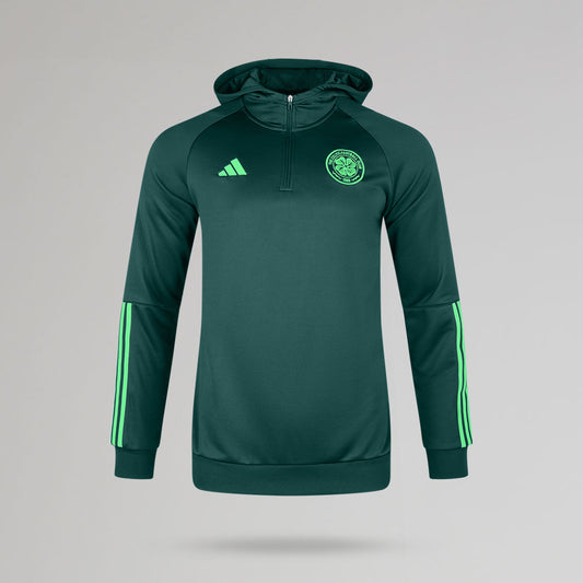 adidas Celtic 2023/24 Dark Green Track Hoody