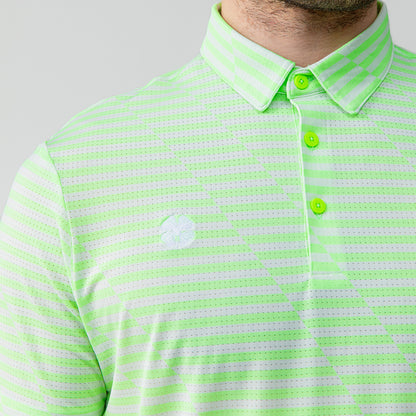 adidas Celtic Golf Men's Ultimate 365 Mesh Print Polo