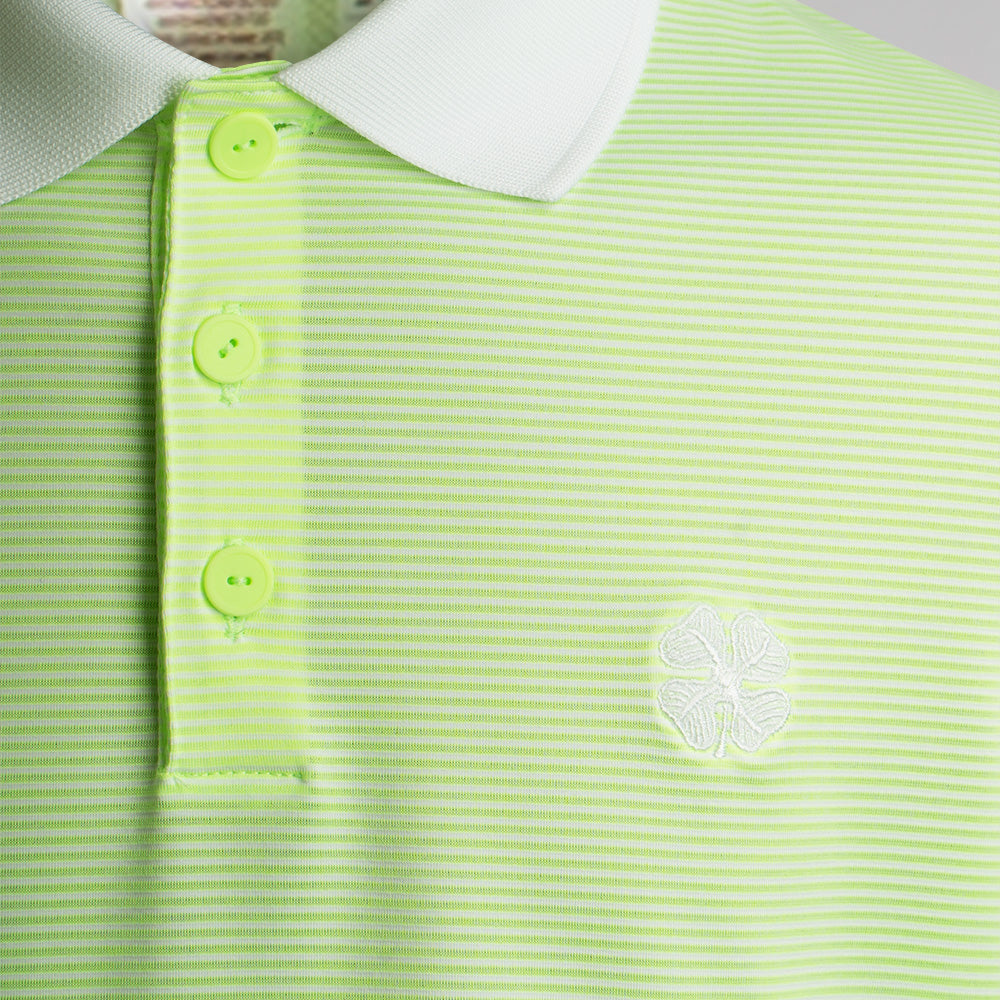 adidas Celtic Golf Junior Striped Collar Polo