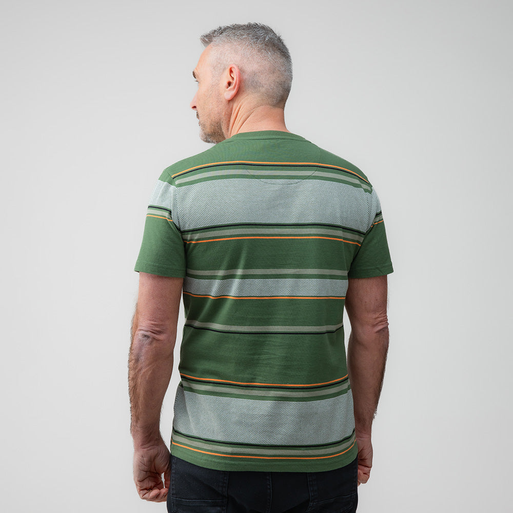 Celtic Clover Stripe Pattern T-Shirt