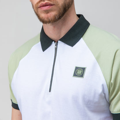 Celtic Crest Zipped Polo Shirt