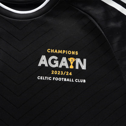 adidas Celtic Adult 23/24 Champions Jersey - Black