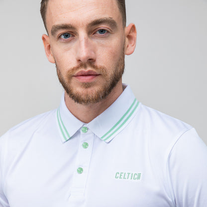 Celtic Hooped Collar Polo Shirt