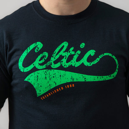 Celtic Est 1888 Black T-Shirt