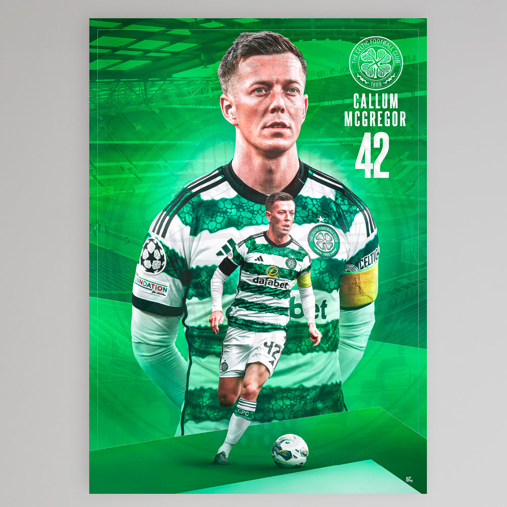 Celtic 23/24 McGregor Poster