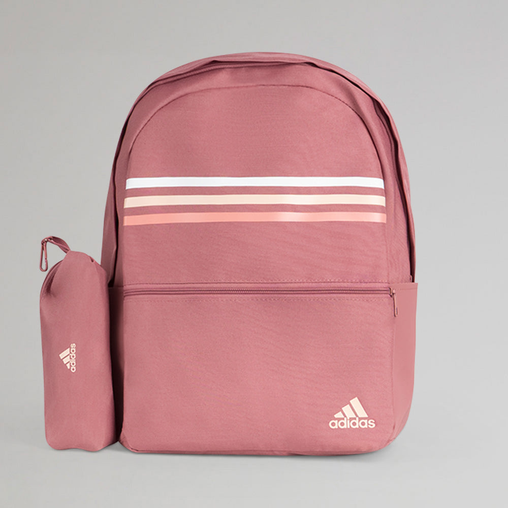 adidas 3-Stripe Pink Backpack