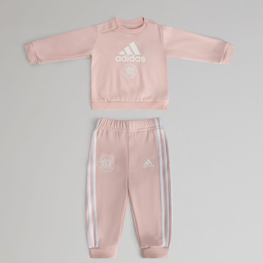 adidas Infant Pink Jogsuit