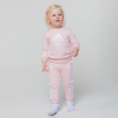 adidas Infant Pink Jogsuit