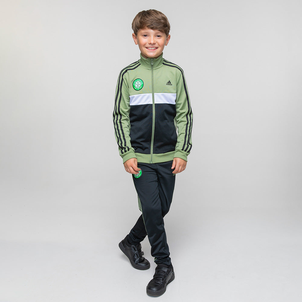 adidas Celtic Junior Essentials Tracksuit