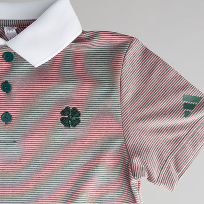 adidas Celtic Junior Striped Polo