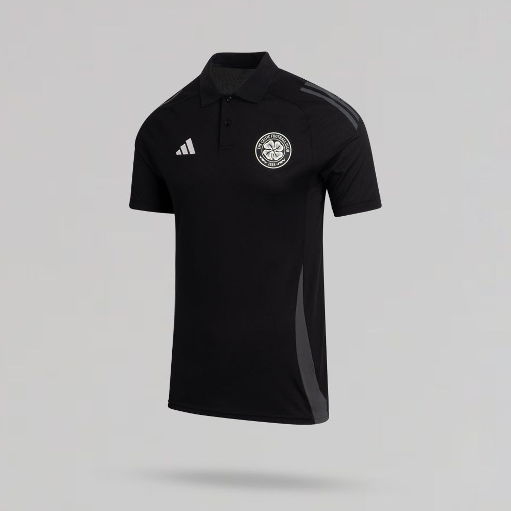 adidas Celtic 2024/25 Black Polo Shirt