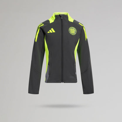 adidas Celtic 2024/25 Junior Dark Grey Track Jacket