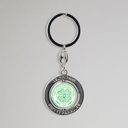 Celtic Crest Spinner Keyring