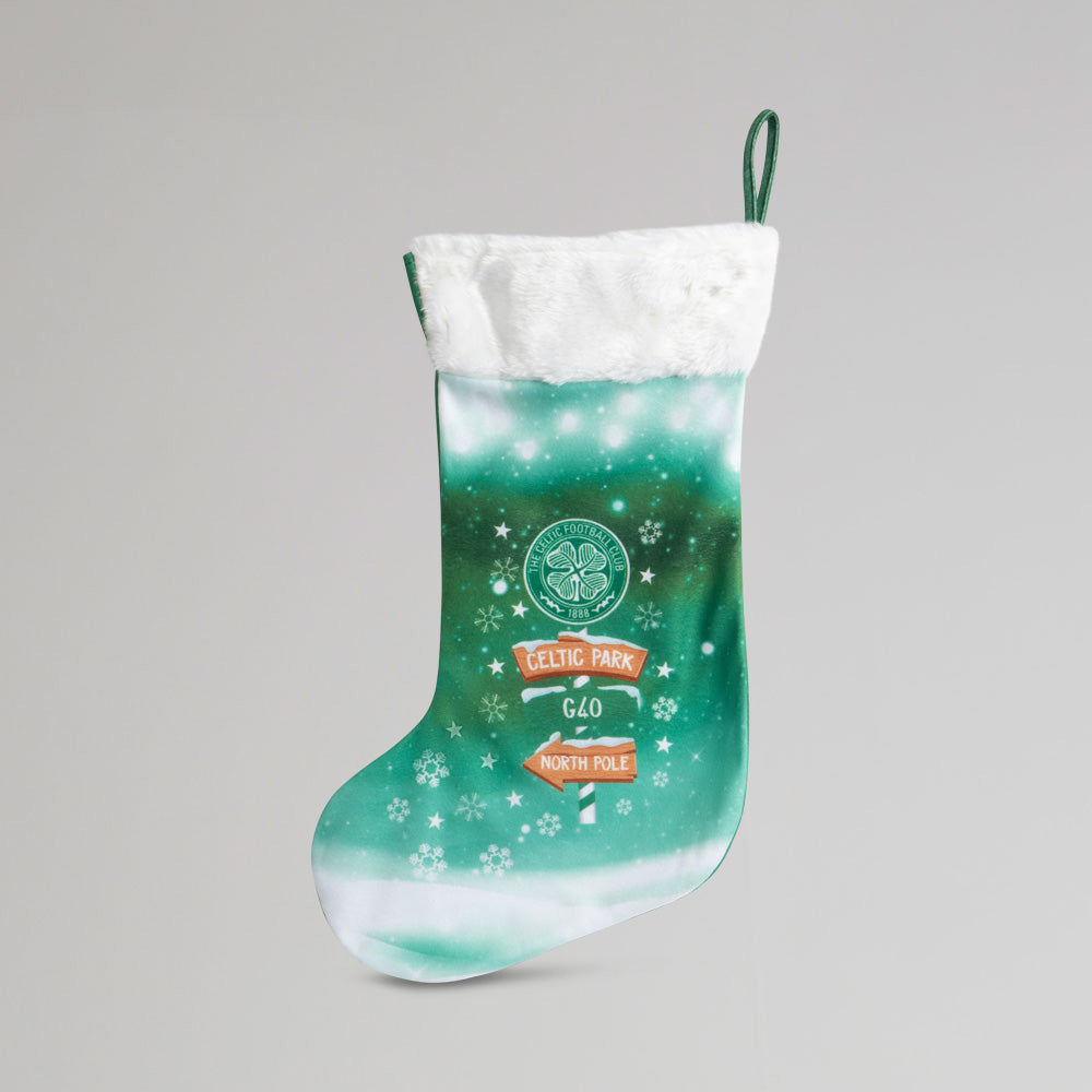 Celtic Christmas North Pole Stocking