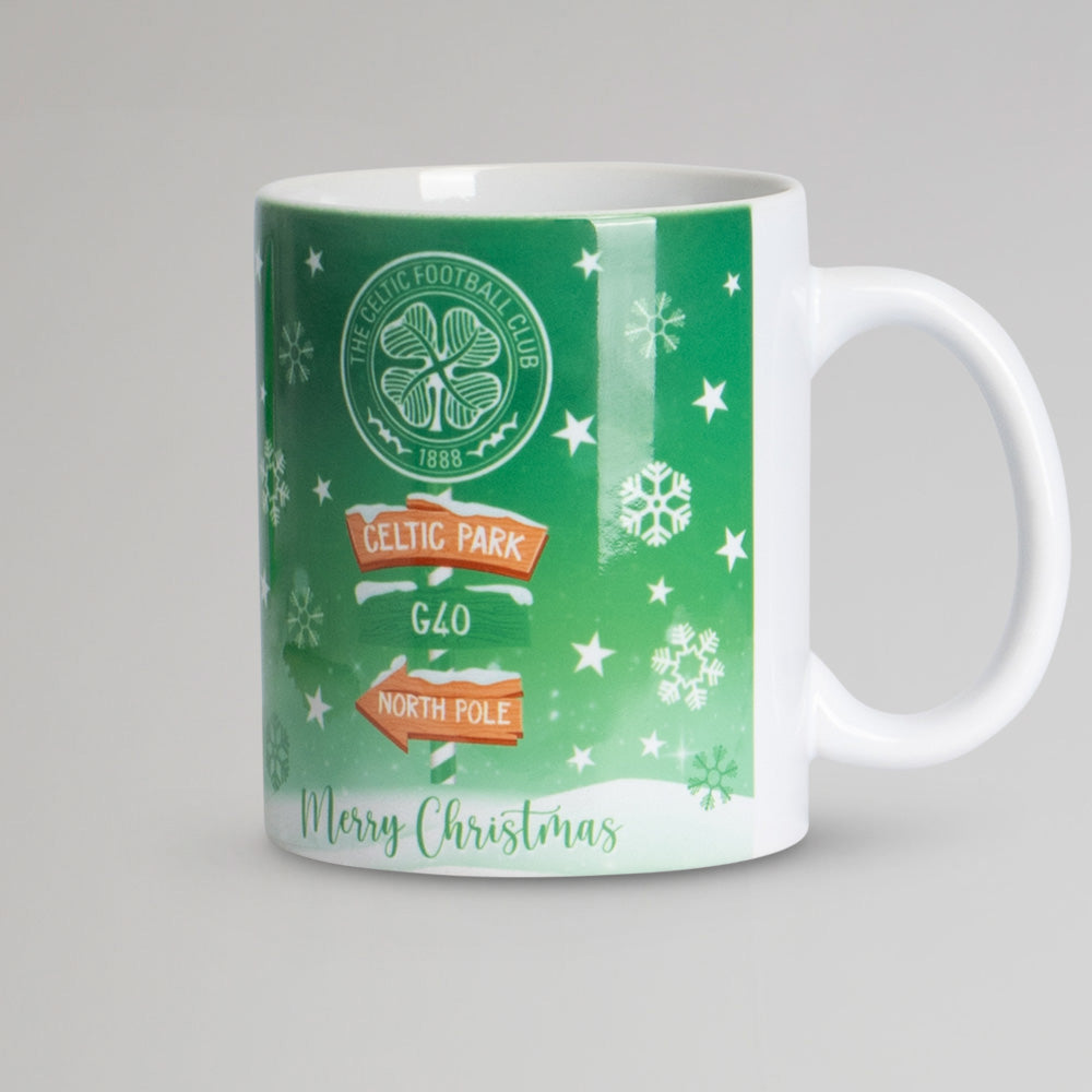 Celtic Christmas North Pole Mug