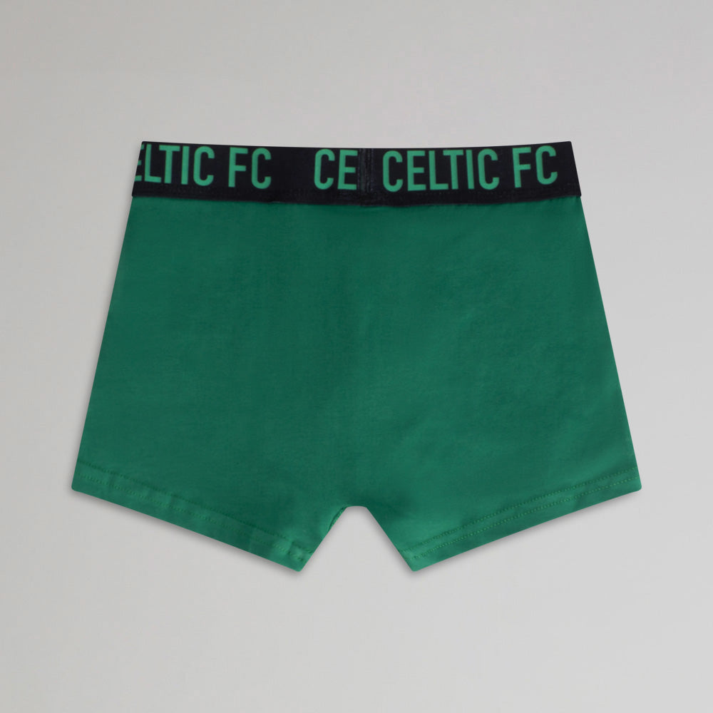 Celtic Junior 2 Pack Boxer Shorts