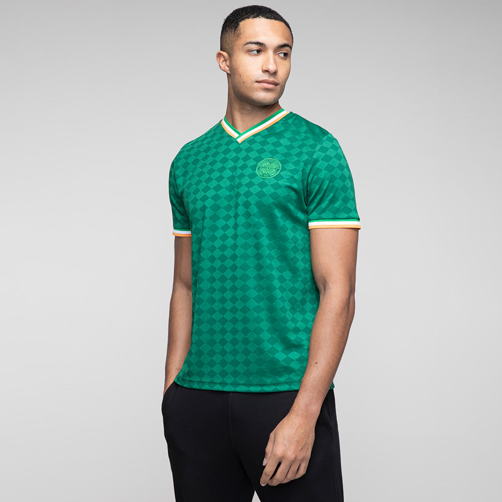 Celtic Crest Bottle Green Jacquard T-Shirt